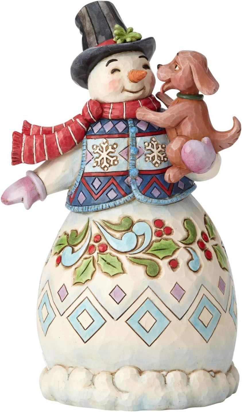 Heartwood Creek Warm Wishes and Puppy Dog Kisses Figurine