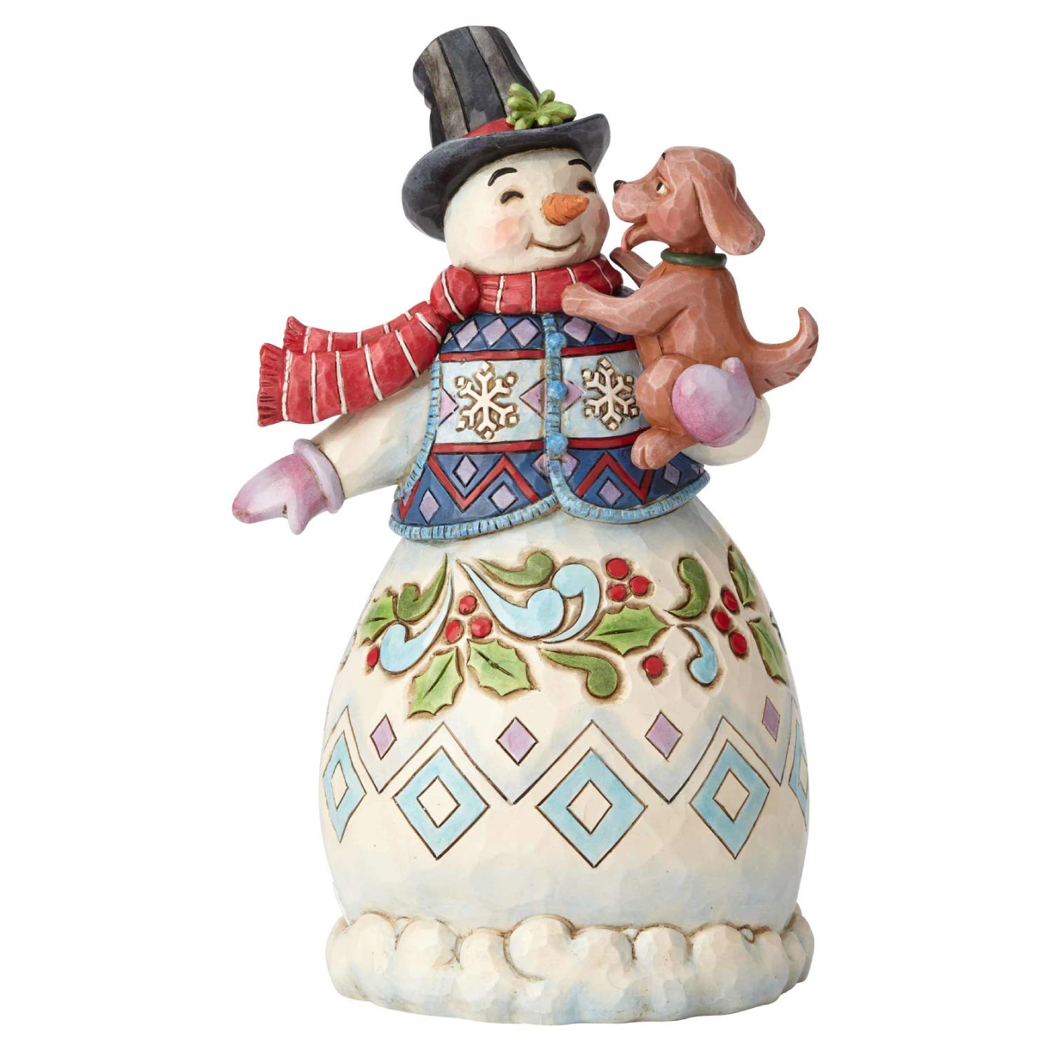 Heartwood Creek Warm Wishes and Puppy Dog Kisses Figurine