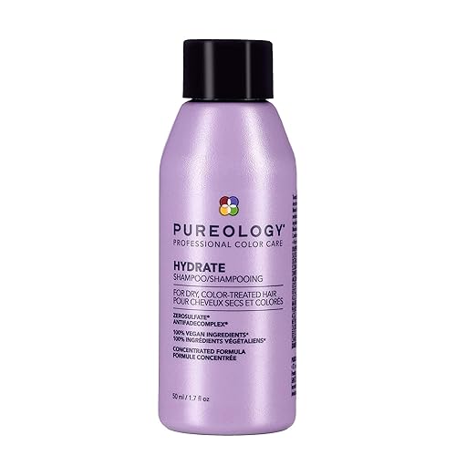Pureology Hydrate Moisturizing Shampoo For Medium to Thick Dry Color Treated Hair Sulfate-Free Vegan Pureology Hydrate Moisturizing Shampoo For Medium to Thick Dry Color Treated Hair Sulfate-Free Vegan