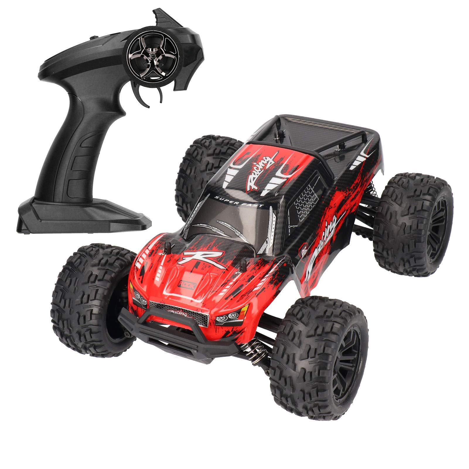 HelloCreate Q122 1:16 Shock-Absorbing RC Monster Truck Remote Control Car Crawler 4-Wheel Drive High Speed Remote Control Car