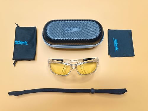 Miniatura 73 de Gafas de seguridad con certificación ANSI Z87.1, gafas protectoras antivaho e inastillables, gafas de seguridad ligeras para construcción, Negro