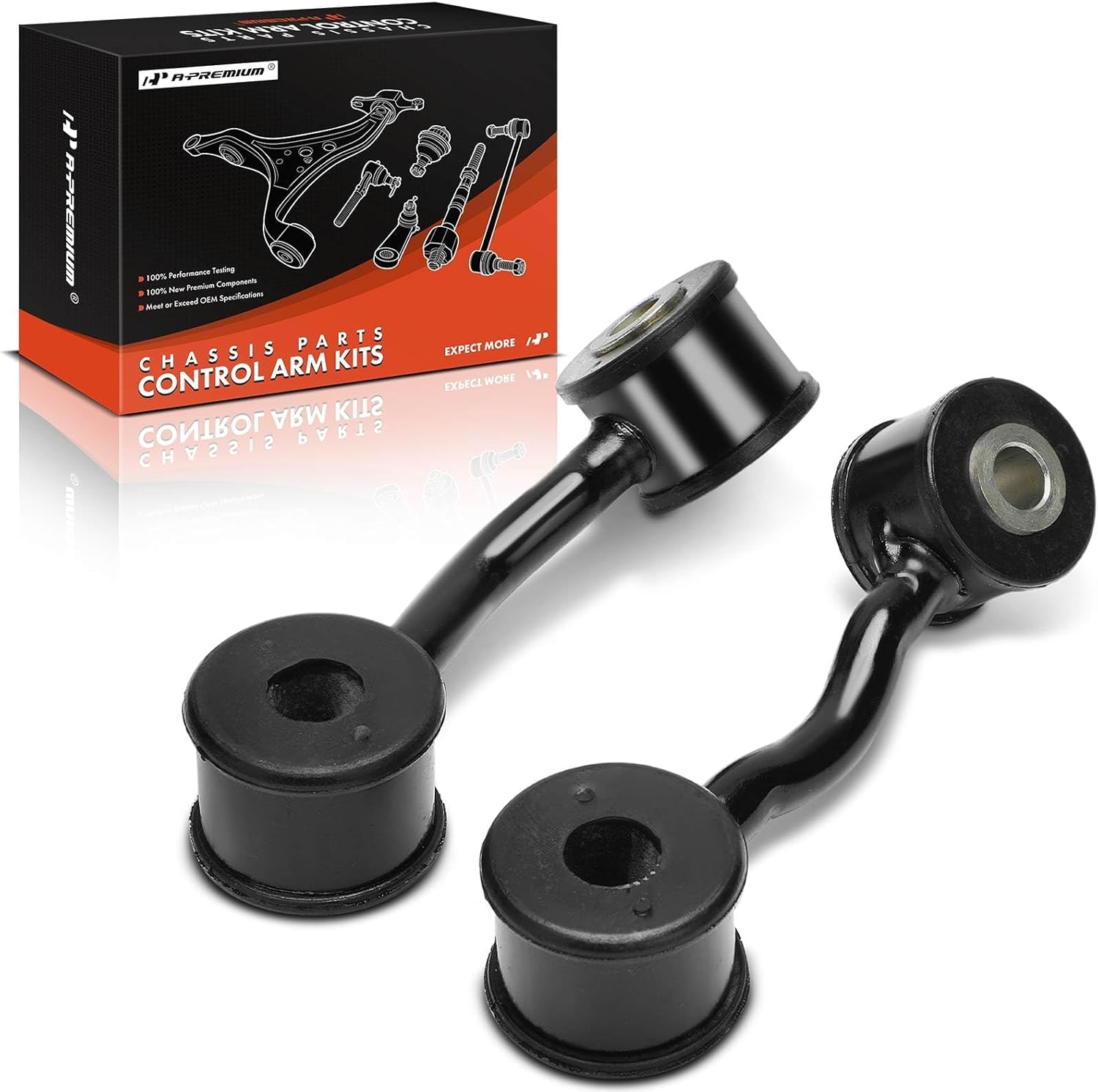 A-Premium 2 x Rear Sway Bar Links Stabilizer Bar Links, Compatible with Chevrolet Malibu 1997-2003, Classic 2004-2005 & Oldsmobile Alero 1999-2004, Cutlass 1997-1999 & Pontiac Grand Am 1999-2005