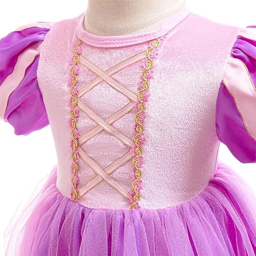 Miniatura 48 de Dressy Daisy Disfraz de princesa para bebé, disfraz de tutú de tul para cumpleaños, Halloween, traje con diadema Estilo I