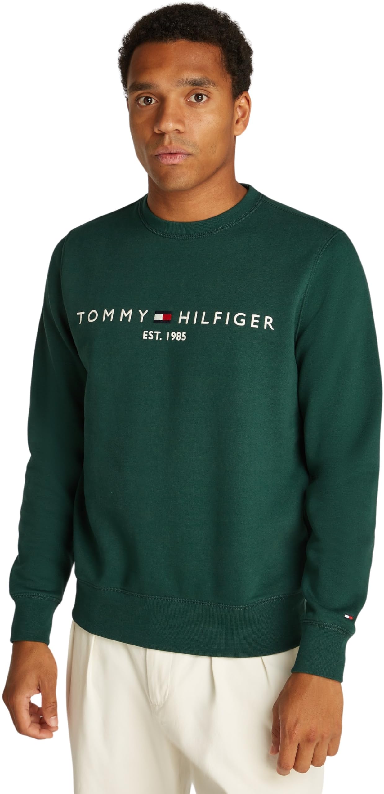 Tommy Hilfiger Sudadera Hombre Tommy Logo sin capucha — view 19