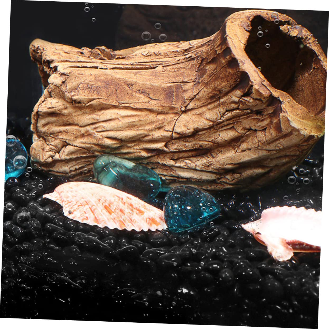 GANAZONO 1torba Gravel Do Akwarium Dekoracyjne Kamienie Do Zbiornika Rybnego Naturalny Odporny Deformacje i Terrarium