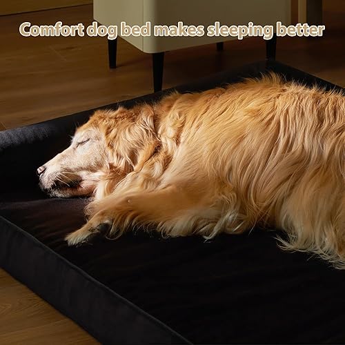 Miniatura 2 de BFPETHOME Camas lavables para perros grandes, cama ortopédica para perros grandes, sofá cama grande para perros grandes con funda extraíble lavable,