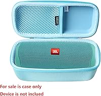 Vista 2 de adada Funda rígida de viaje compatible con JBL FLIP 5 / JBL FLIP 6 Altavoz Bluetooth portátil impermeable (azul claro)