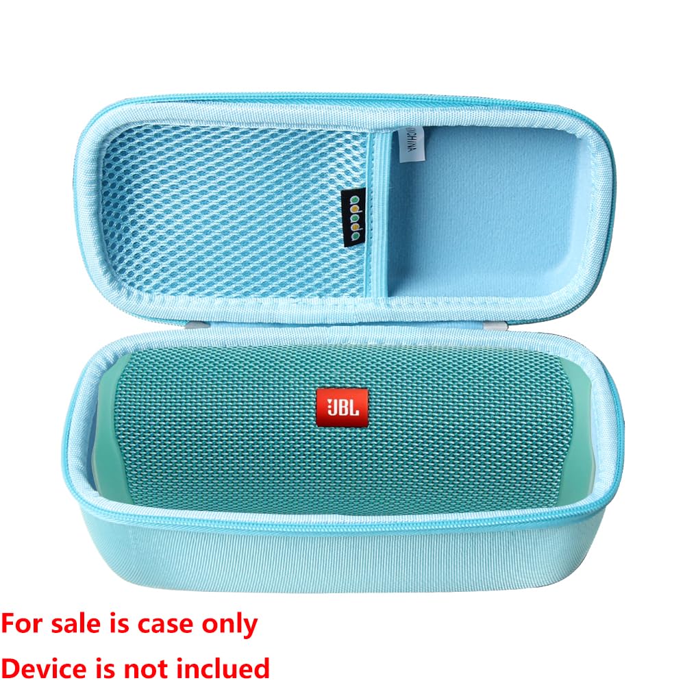 adada Hard Travel Case Fits JBL FLIP 5 / JBL FLIP 6 Waterproof Portable Bluetooth Speaker (Light Blue)