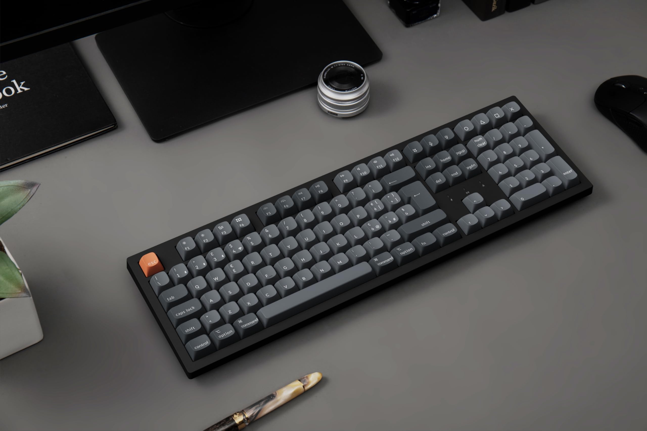 Keychron K10 Max Layout Italiano ISO, Tastiera Meccanica Wireless Full-Size, Bluetooth/2.4GHz/USB-C, Hot-Swappable, QMK/VIA, per Windows, macOS e Linux, Super Brown Switch