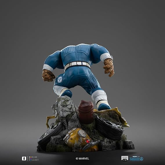 Iron Studios Collectible Statue The Thing - Fantastic Four - Art Scale 1/10 Polystone Resin Multicolor 10.2 inches 26 cm