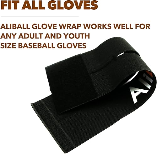 Miniatura 5 de AliBall Envoltura para guantes de béisbol, correa para guantes de sóftbol y béisbol, reemplazo de vapor, agua caliente, mantiene rápidamente el