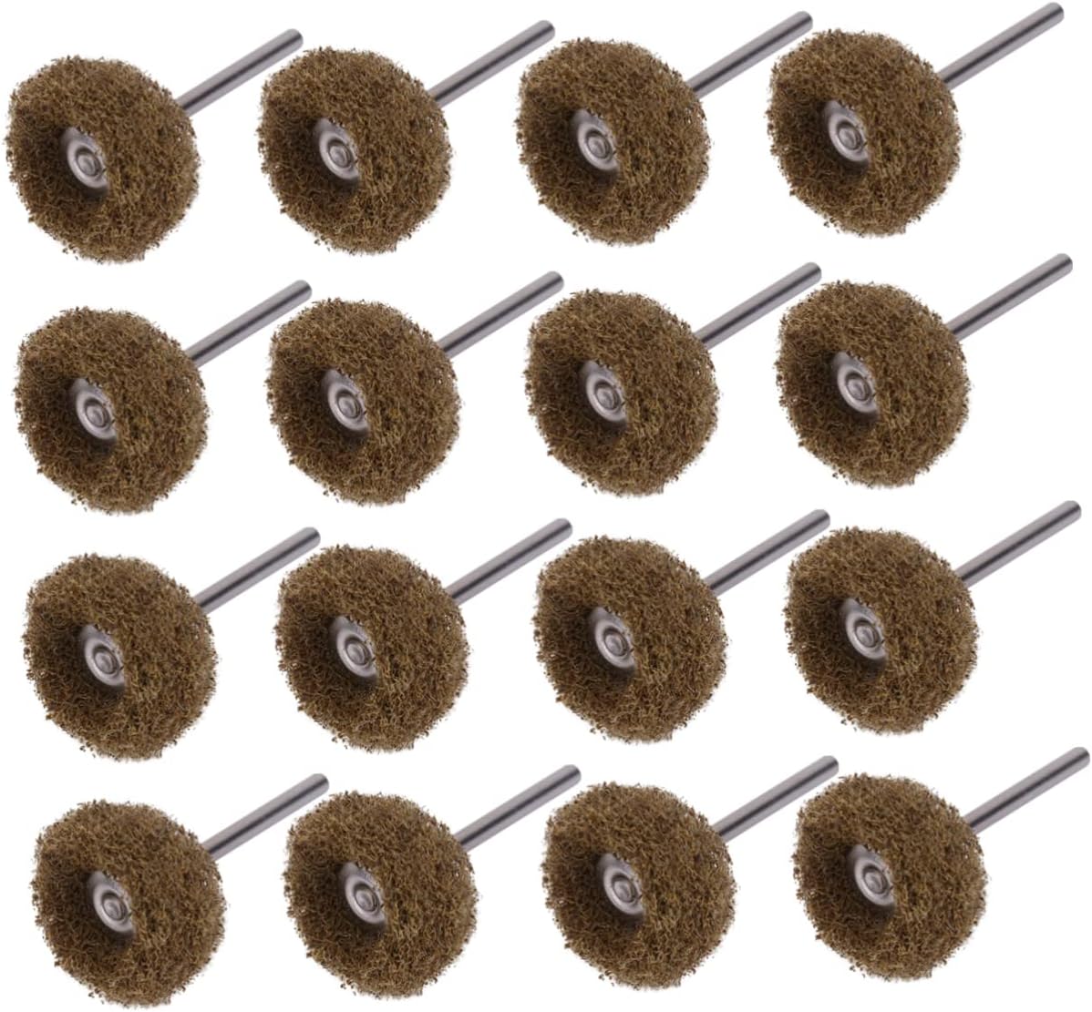 Scouring Pad Polishing Head 50Pcs for Precision Grinding and Engraving
