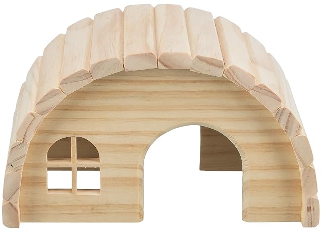 Trixie Casita Madera para Hámsters, 19 × 11 × 13 cm, Pequeños Mamíferos