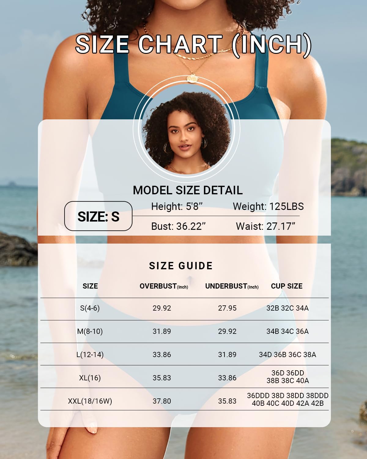 Women Sports Bra Swim Top - Swim Bra Bikini Tops Scoop Neck Bathing Suits Top Cross Strap 2025 Swimsuit Tops Only - Image 6