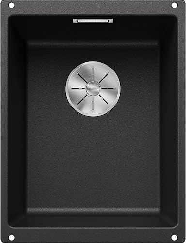 BLANCO 523406 SUBLINE Fregadero de cocina, carbón, 15.7 in Unterschrank