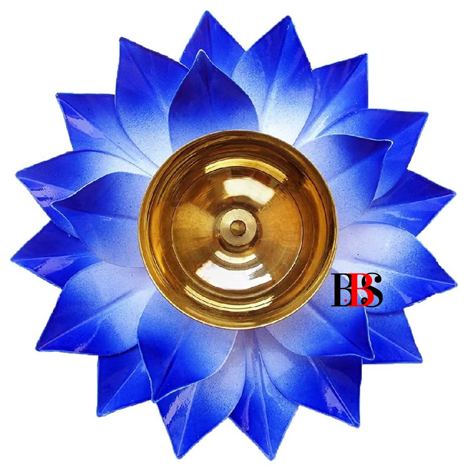 B.B.S BRASS BRAND STATUES Diya Lotus Shape Diya Brass Lotus Disinge Kamal Deepak Lotus Disinge Diya Lotus Shape Brass Home and Pooja Room Decoration