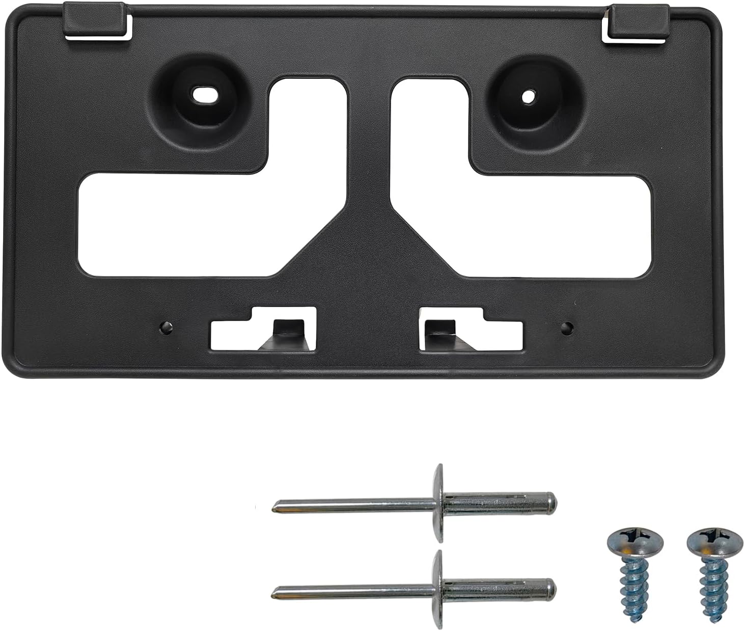 Front Bumper License Plate Frame Mounting Bracket Tag Holder Fits for Ford Escape 2020 2021 2022 Replace LJ6Z17A385AB,FO1068179