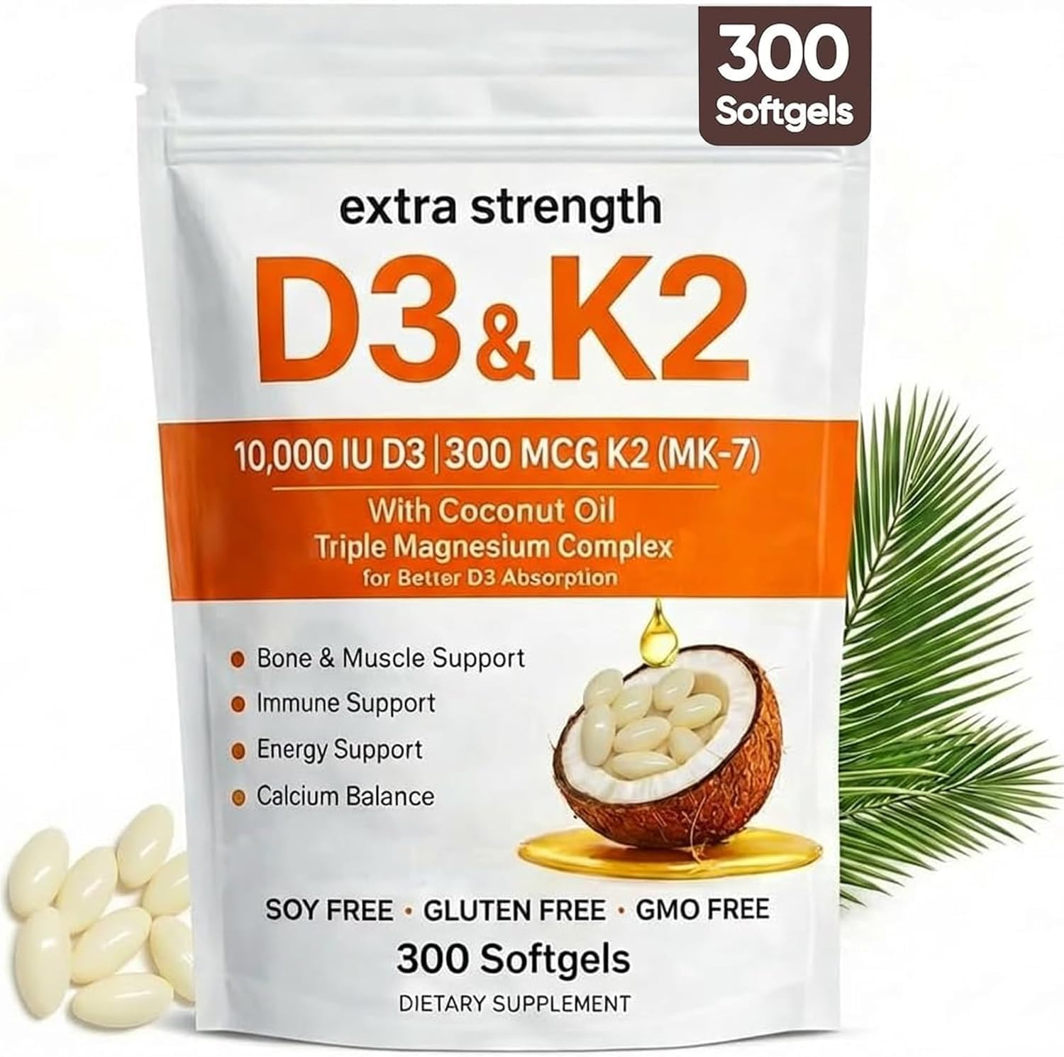 Combinaciones de Vitamina D3 y K2