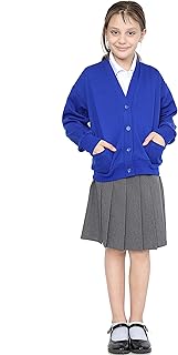 royal blue girls school cardigan
