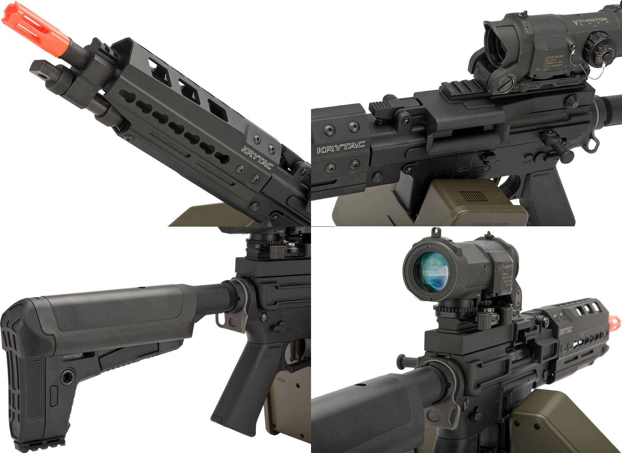 Evike Krytac Full Metal Trident MKII LMG Airsoft AEG Light Machine Gun