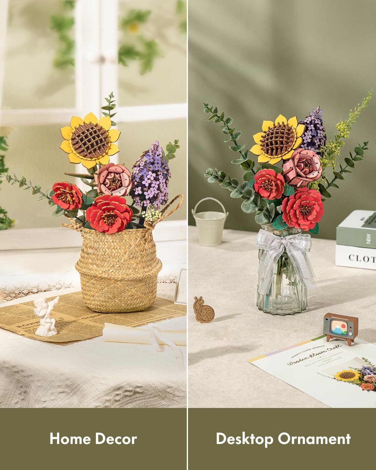 Sunflower / Zonnebloem | Houten 3D DIY bloem | Nederland Sunflower / Zonnebloem | Houten 3D DIY bloem | Nederland