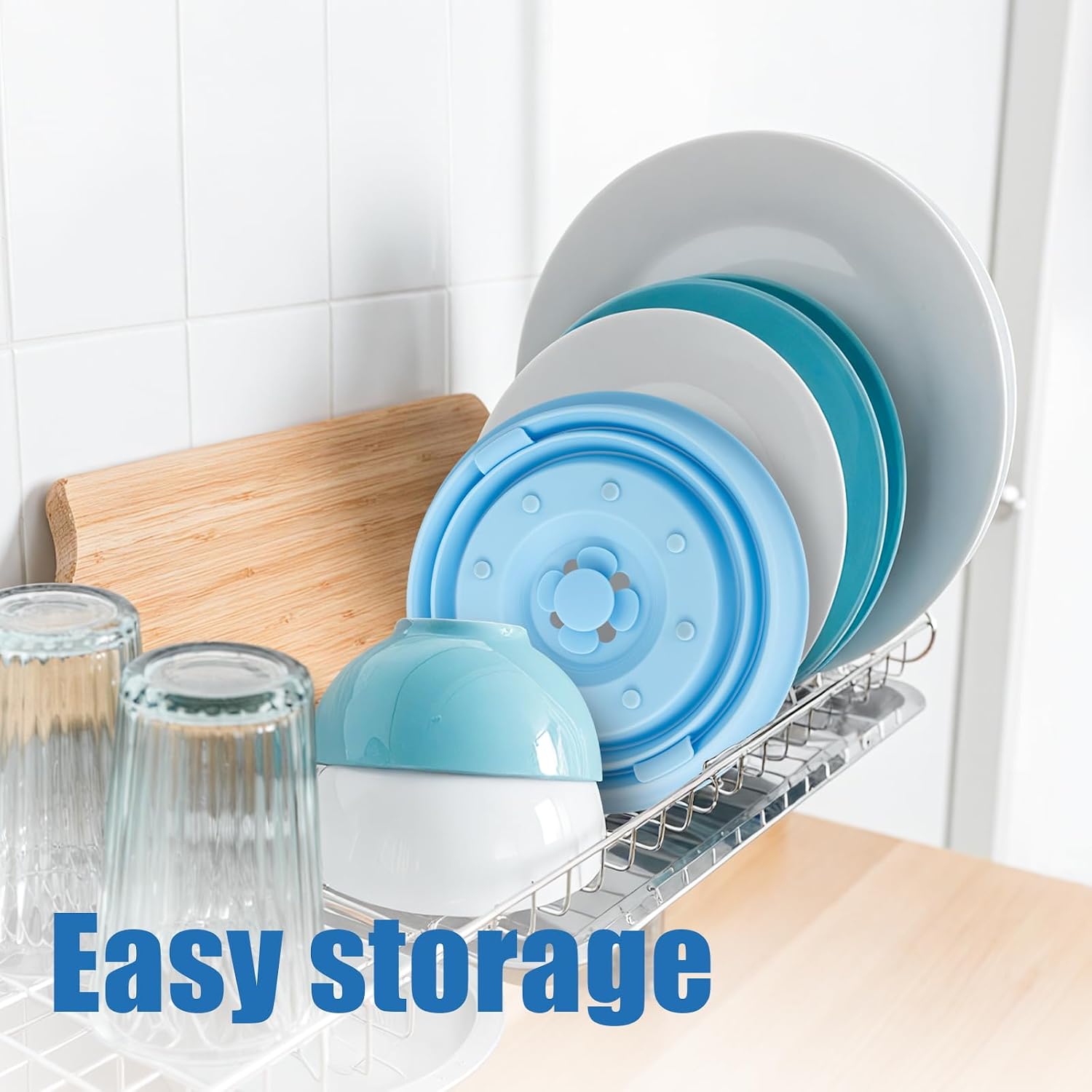 Tall Microwave Food Cover - Microwave Splatter Covers,Collapsible Microwave Cover for Food，Vented Plate Cover