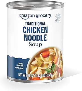 Amazon Grocery, Traditional Chicken Noodle Soup, 19 Oz