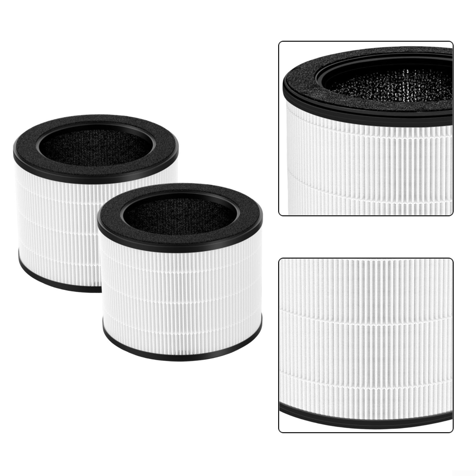2 filtri a carbone attivo di ricambio per Coway Airmega 100, filtri per purificatore d'aria 3 in 1
