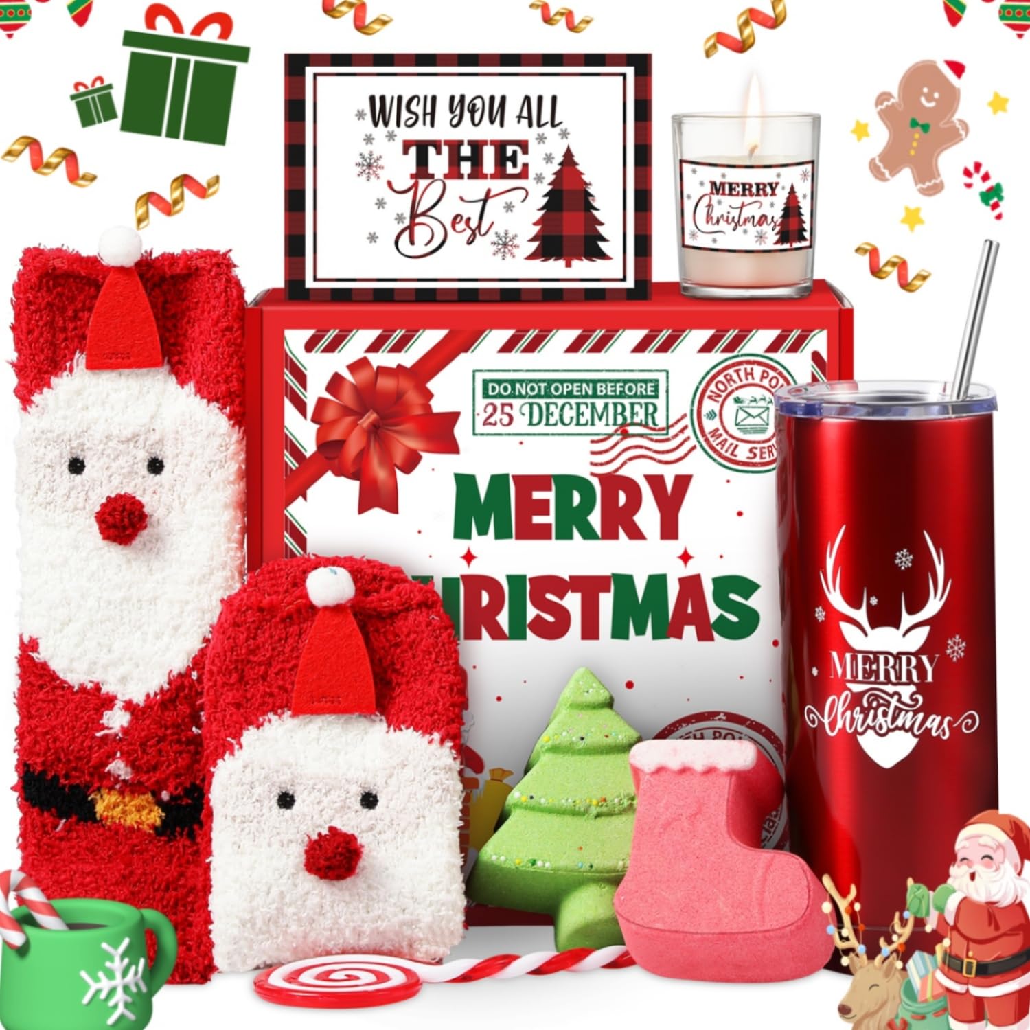 Amazon.com: Ziliny 11 Pcs Christmas Gift Sets for Women Xmas Spa