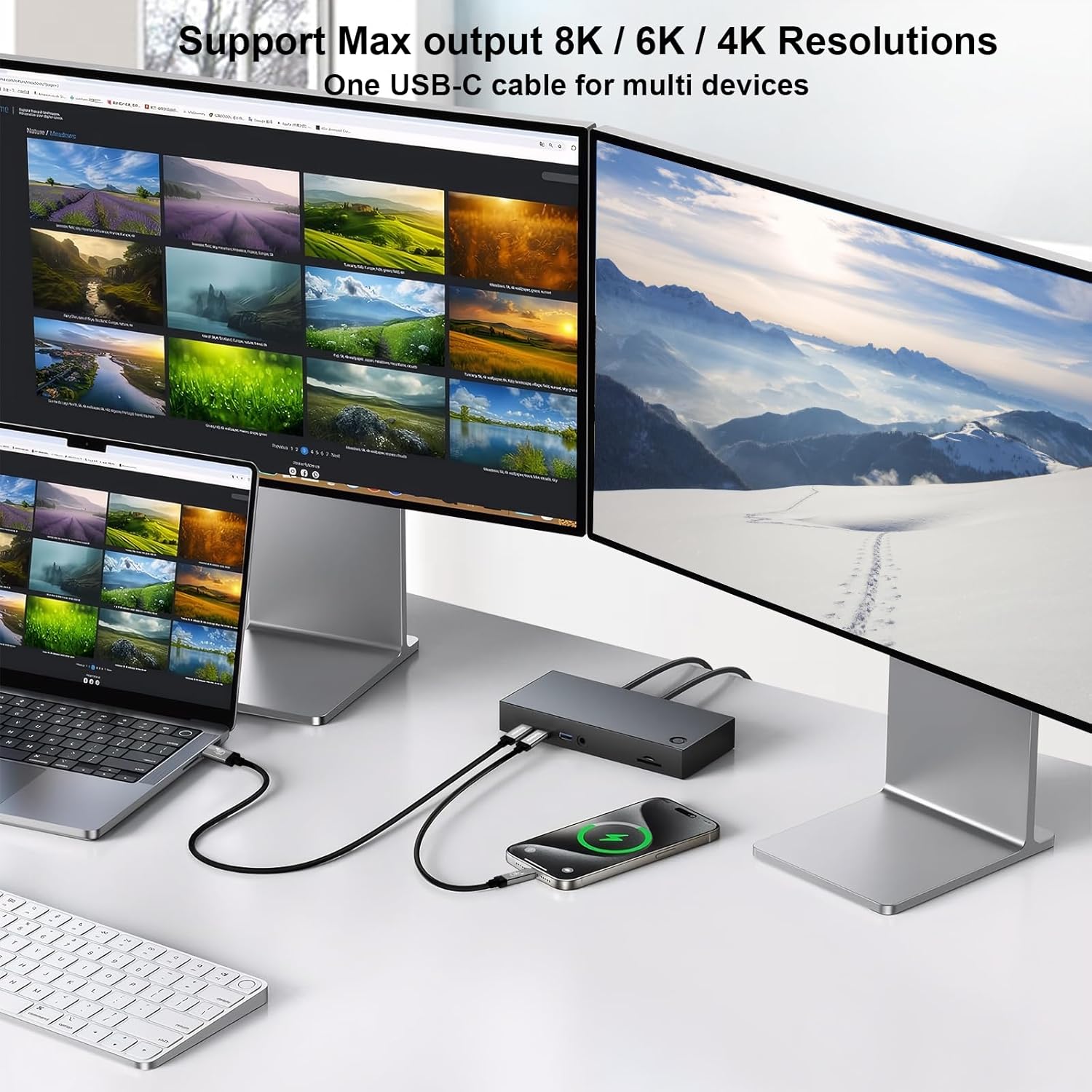 10Ft USB4 Thunderbolt 4 Cable [USB-IF Certified] - 40Gbps Data Transfer, 8K HD Display, 240W Fast Charging, Compatible with Thunderbolt 3/4, MacBook Pro, iPhone 17 Pro, eGPU, SSD, USB-C Devices (3m)