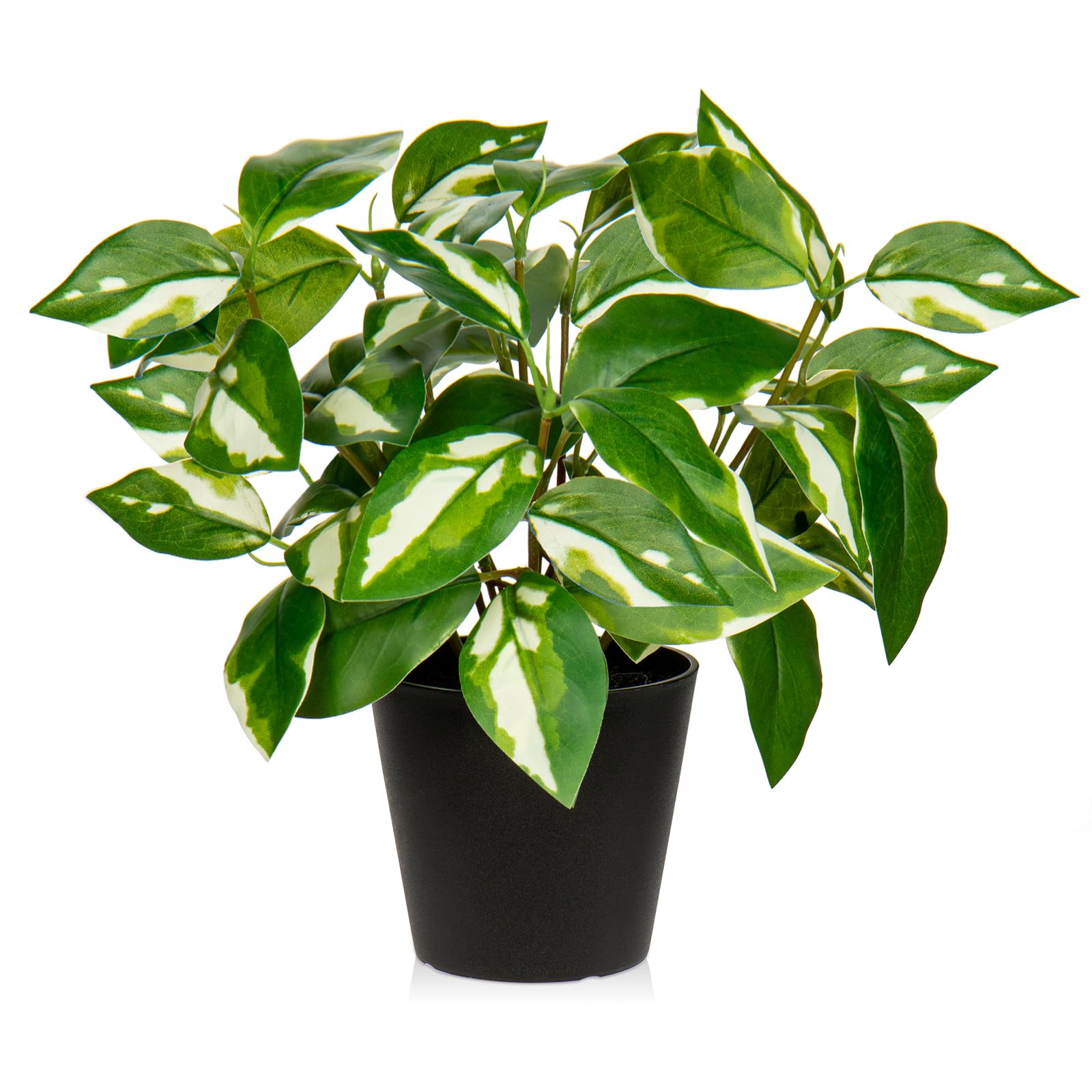 Plantes artificielles d'intérieur en pot de 30 cm Oairse avec pot noir