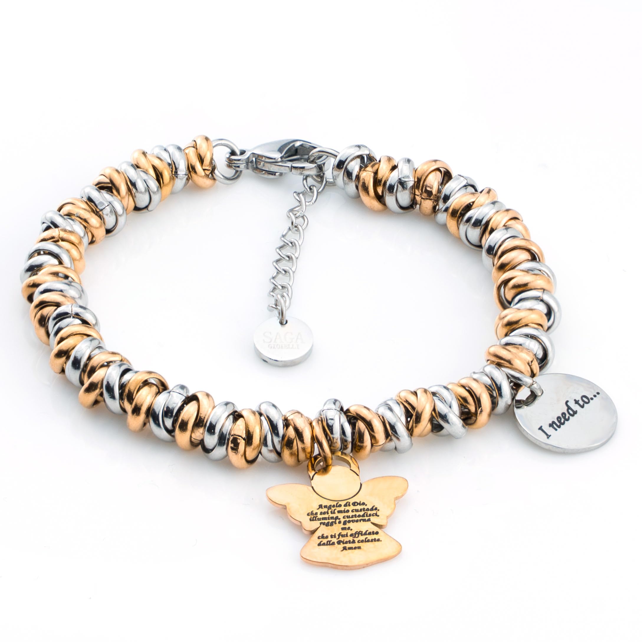 SAGA GIOIELLI® Bracciale donna I need to...Collections Protezione, Fortuna, Buoni Auspici, Amore
