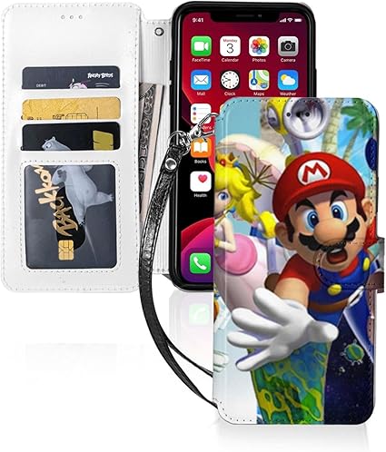 Amazon スーパーマリオ Iphone11スマホケース スマホケース 手帳型 全機種対応 要機種選択 スマホケース 手帳型カード収納 スタンド機能 全面保護 耐衝撃 ギフト 人気 ファッション かわいい おしゃれなデザイン Iphone 11 Iphone 11pro Iphone 11pro