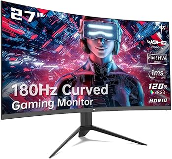 KTC H27S17 湾曲 ゲーミングモニター WQHD 180Hz 27インチ Amazon.com: KTC 27 inch Gaming Monitor, 1440P Curved Monitor