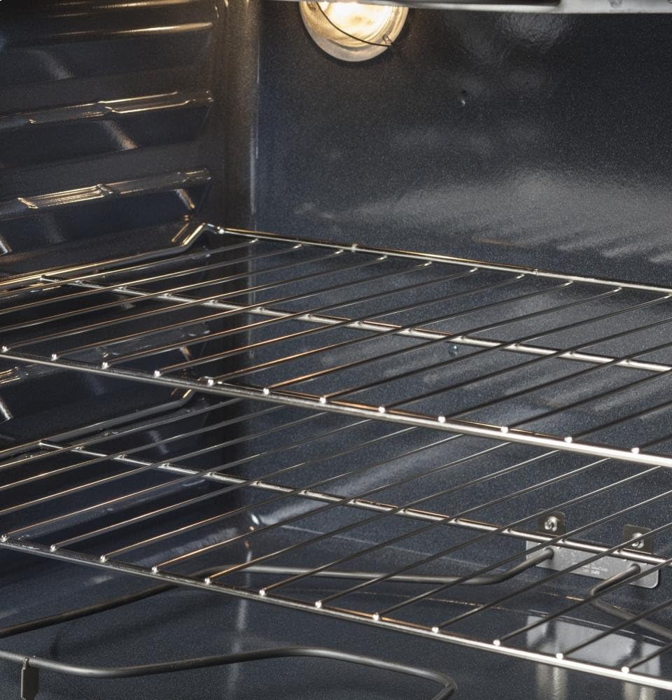 Close-up of GE oven racks