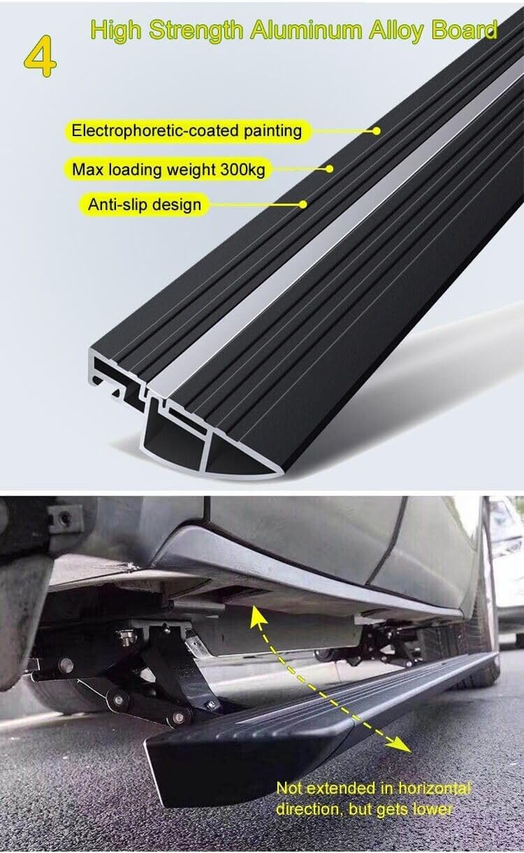 Deployable Power Electric Running Board Side Step Pedal Nerf Bar Aluminium Fits for BMW X7 2019 2020 2021 2022 2023 2024