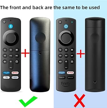 Hi Color Silicone Cover Compatible with Fire TV Stick 4k Plus/Select, Fire TV Stick HD Remote PA38CA Protective Cover Case with Lanyard(Blue)