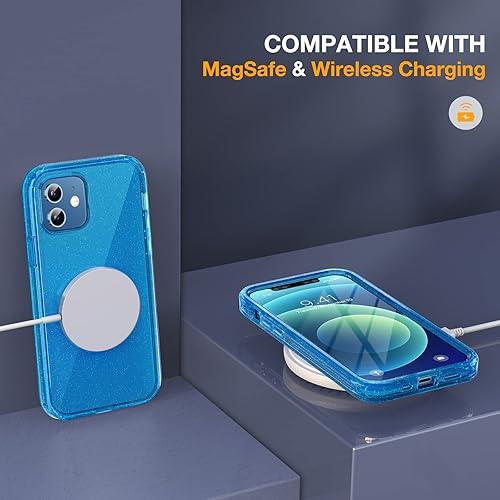 Miniatura 791 de Miracase Glass Series - Funda para iPhone 11 de 6.1 pulgadas, funda resistente de cuerpo completo mejorado con protector de pantalla de vidrio Negro