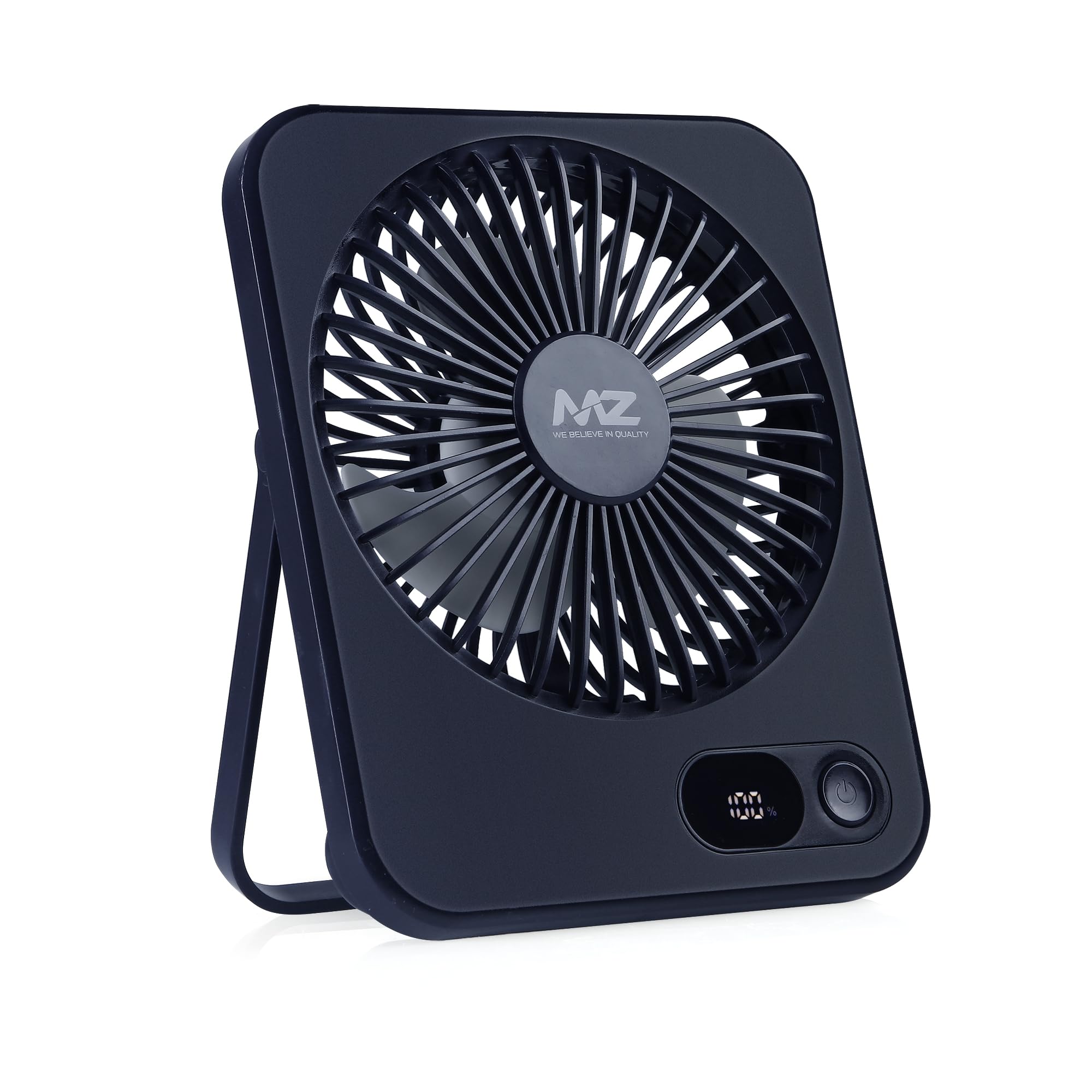 MZ F54 (RECHARGEABLE TABLETOP FAN) 5 Speed Mode, High Speed Fan with digital display-picture-15