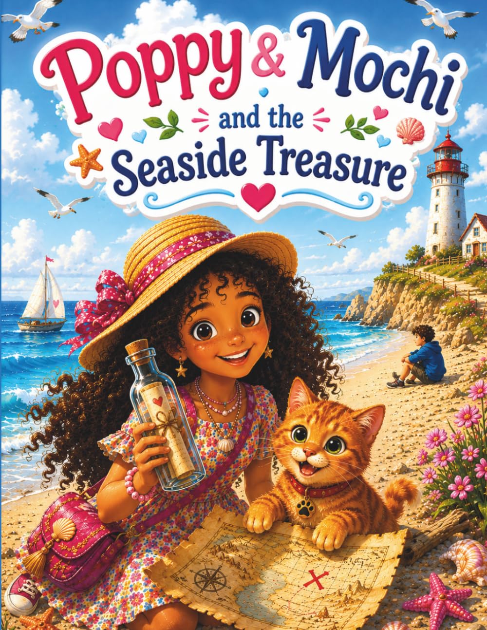 Poppy & Mochi and The Seaside Treasure: A Heartwarming Children’s Adventure About Friendship, Kindness, and Hidden Treasures For Kids Ages 3–8 (Adventures of Poppy&Mochi)