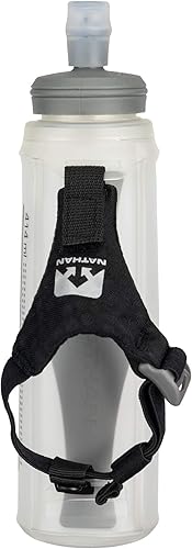 Miniatura 5 de Nathan ExoShot Lite - Frasco de hidratación de mano de 14 onzas, con correa de mano integrada, ideal para correr, ciclismo, escalada, senderismo