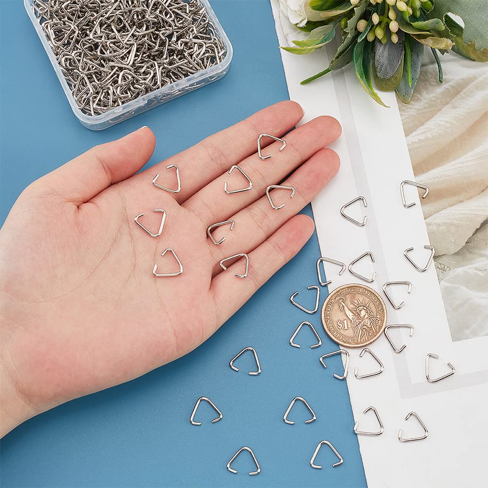 480 Anneaux De Saut En Acier Inoxydable 5mm - Lot De Connecteurs Ouverts Pour Création De Bijoux