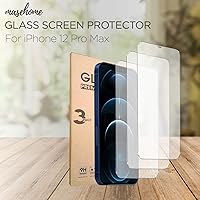 Vista 7 de Protector de pantalla de vidrio templado para iPhone 12 Pro Max (paquete de 3)