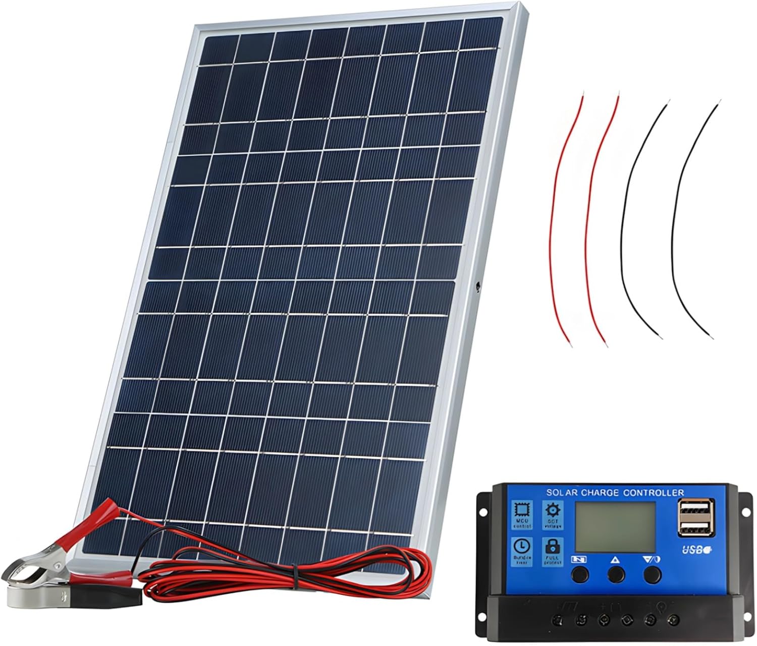 Ip65 Photo voltaic Panel Package, 10W Polycrystalline 12V/18V, 335 X 200 Mm, Aluminum Body, Fcc & Ce Authorised for Energy