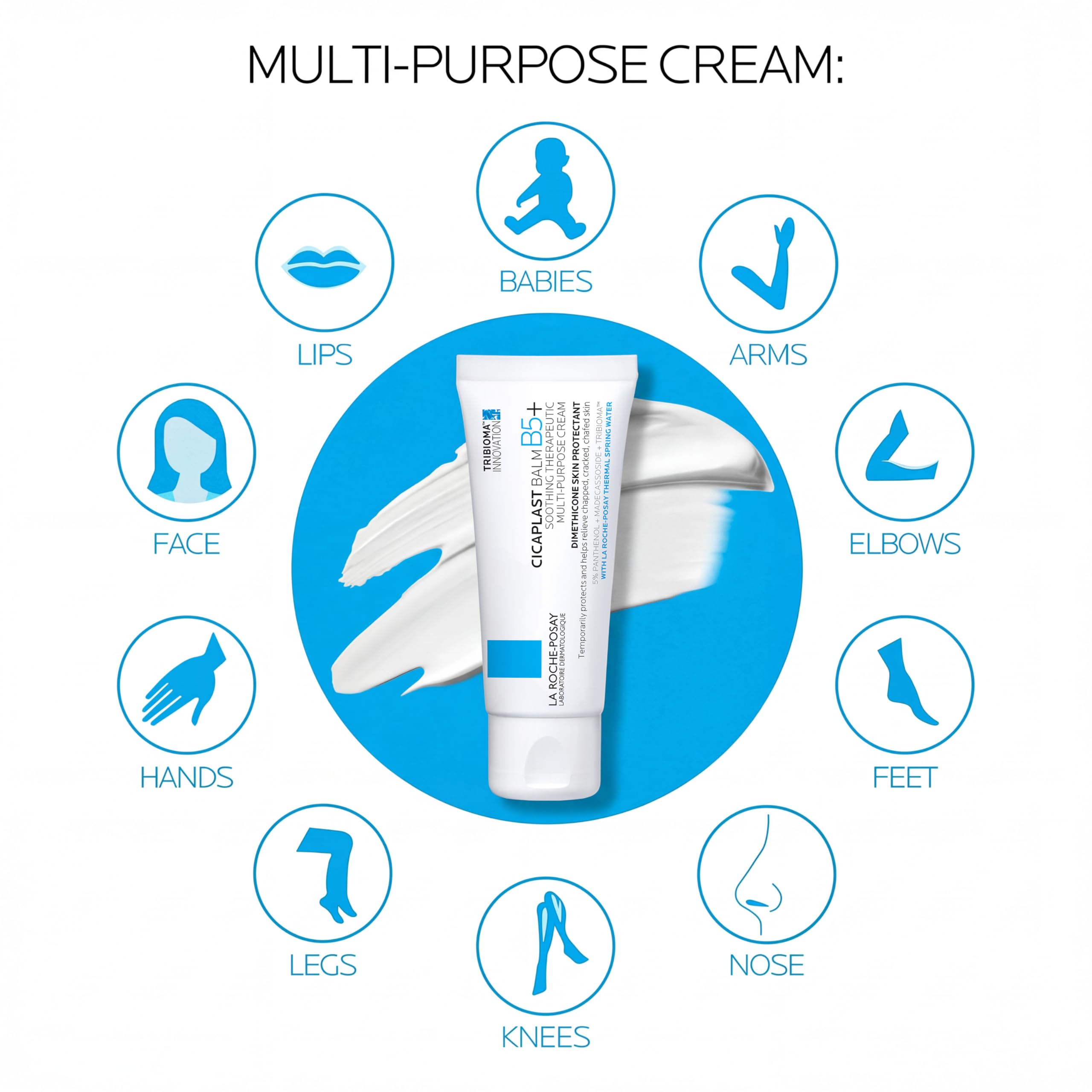 La Roche-Posay Cicaplast Baume B5 krem, 1 opakowanie (1 x 40 ml)