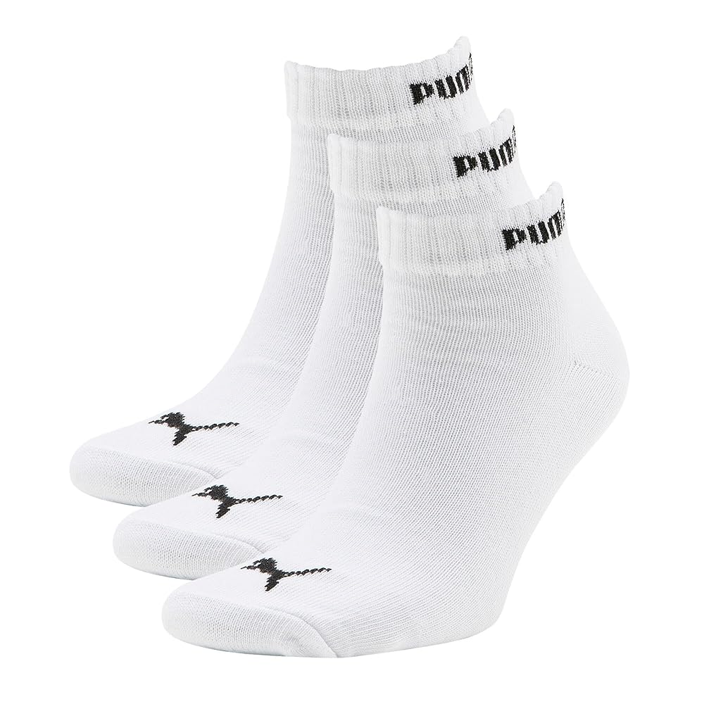 Puma Unisex Adult Quarter Socks (3.5, 6) (White) : Amazon.ca: Clothing,  Shoes \u0026 Accessories