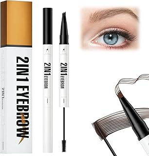 Lápiz de cejas Microblading 2 en 1, nuevo bol...