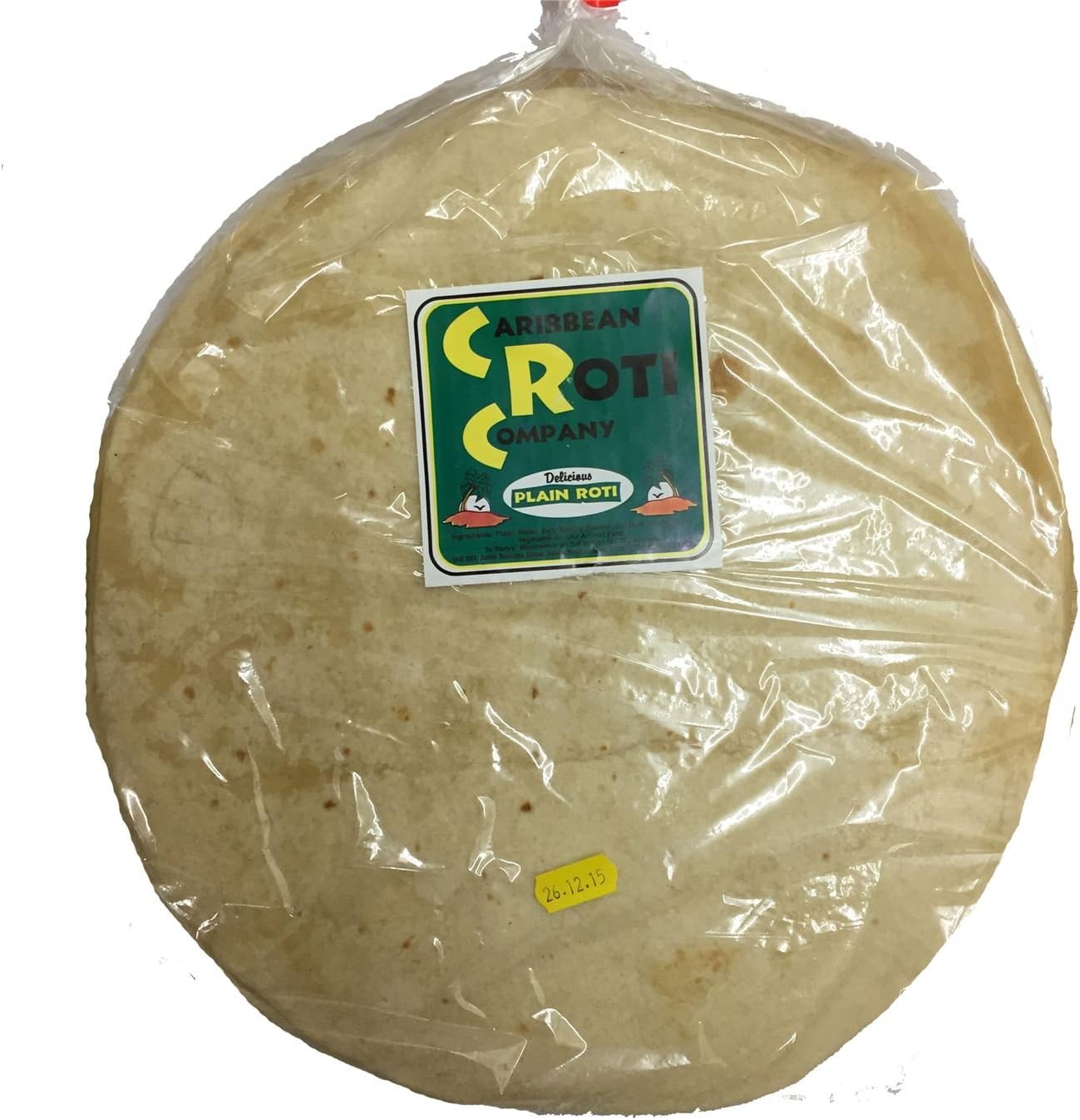 Caribbean Roti Company Plain Roti (5 x 30cm Roti Pack)