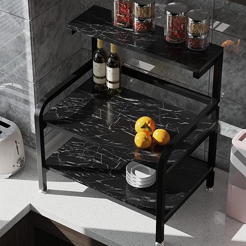 Miniatura 7 de Papel de contacto de mármol negro brillante de 15.7 x 393.7 pulgadas, papel tapiz para despegar y pegar, película de vinilo autoadhesiva, extraíble,