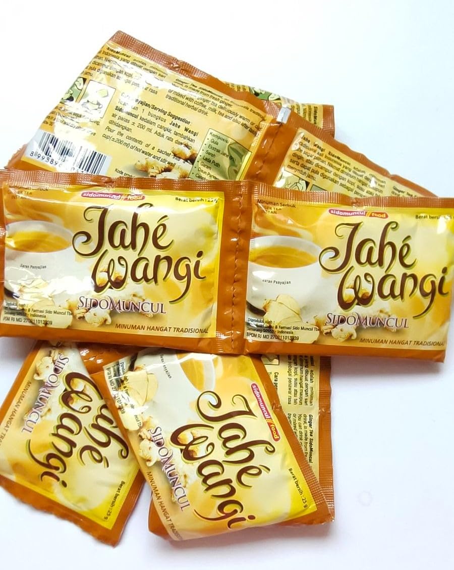 Amazon.com : Sidomuncul Jahe Wangi, Indonesian Ginger Tea, 5 cups